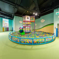 Игровой детский лабиринт «Остров Радужных Шаров»