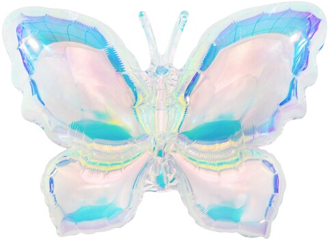 К Фигура, Бабочка, Хамелеон, Зеркальный перламутр, 39''/99 см, 1 шт. (под воздух)