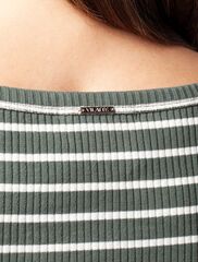 Топ из трикотажа в широкий рубчик  D43.222 (96777)