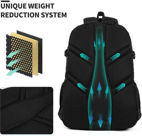 Картинка рюкзак городской Aoking SN57605-7A Black - 6