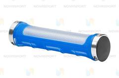 Грипсы VLG-975AD2-L2 (H) 135 mm прозрачно-синие /150177