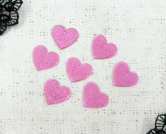 Термоаппликация, р. 2х2,3 см, розовый