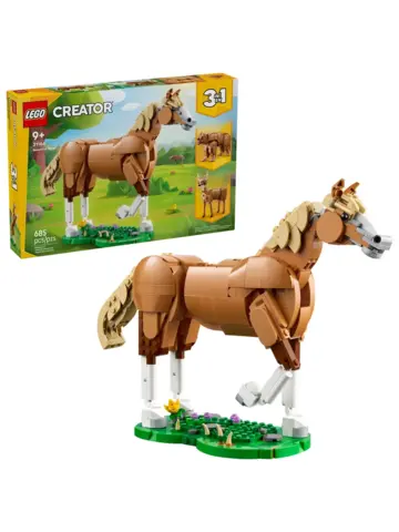 Конструктор Creator 31166 Красивая лошадь 3в1