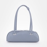 Сумка Саломея 2038 гладкий серо-голубой