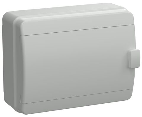 TEKFOR Корпус пласт. КМПн-18 IP65 сер. непрозр. дверь IEK