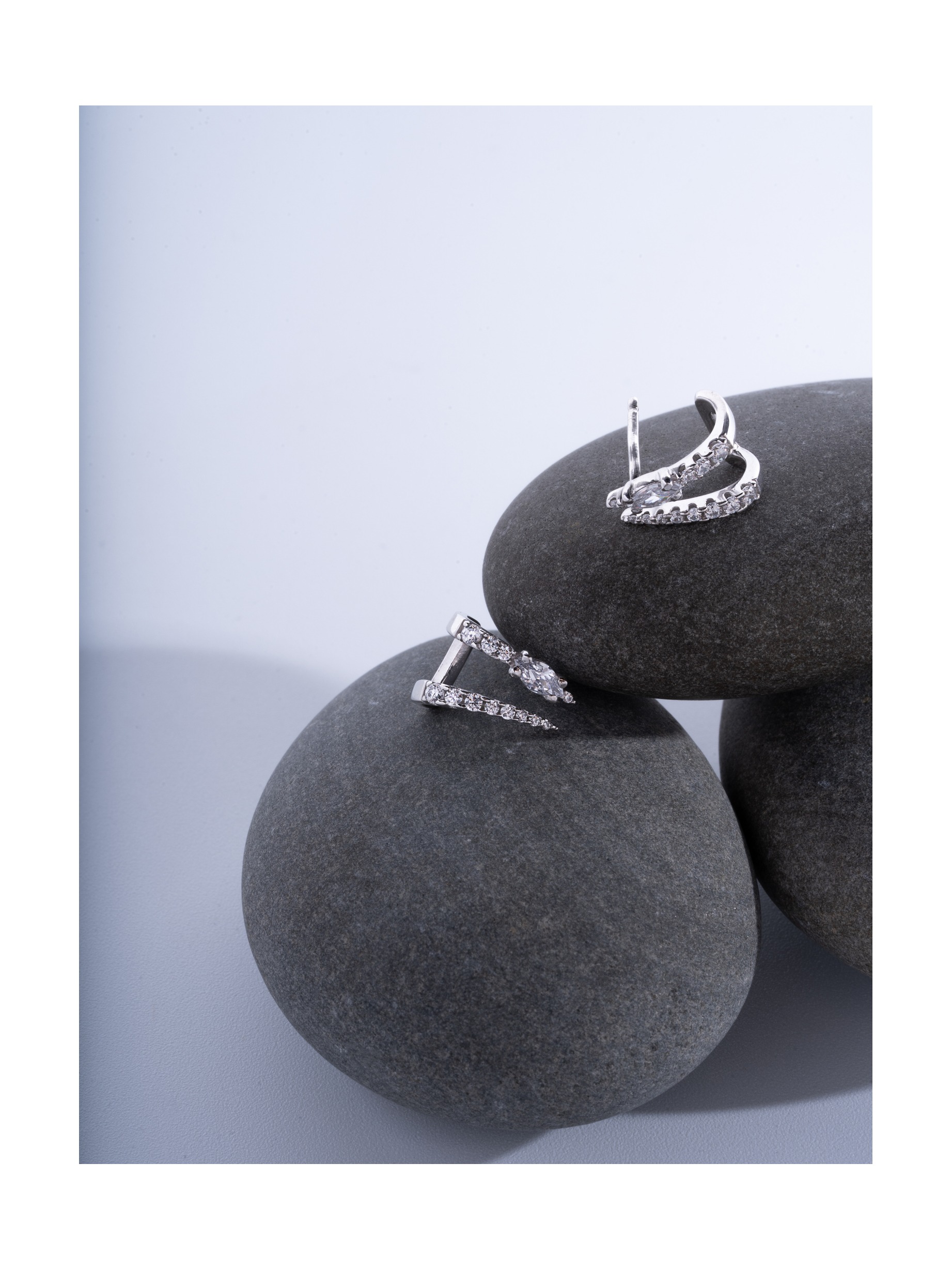 Серьги Блестящий глаз змеи