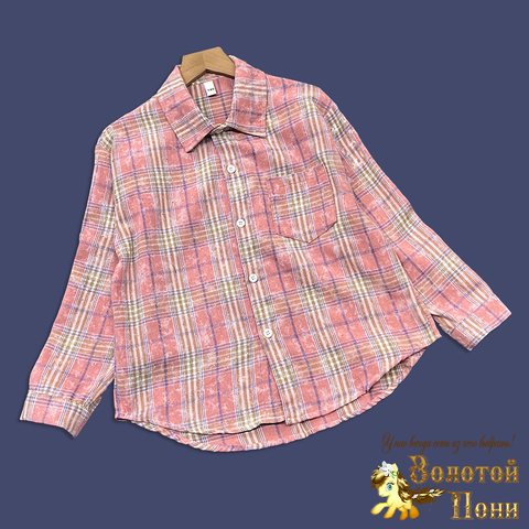 Рубашка стразы подр д (10-15) 260415-WD112