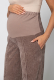 Брюки для беременных 19254 коричневый