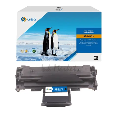 Картридж лазерный G&G GG-D117S MLT-D117S черный (2500стр.) для Samsung SCX-4650f/SCX-4650n/SCX-4655f/SCX-4650fn/SCX-4650/SCX-4652F