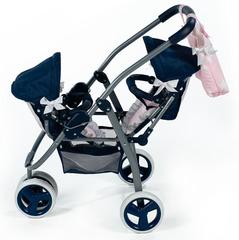 La Nina Трехколесная коляска для двух кукол серия Карлота, 81 см.  (60421)