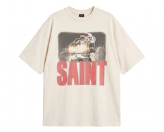 Футболка SAINT Mxxxxxx x FREEDOM SS24 (White Tee)