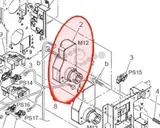 Лифт-мотор автолотка Konica Minolta Bizhub 501, C 203 (Motor)