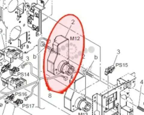 Лифт-мотор автолотка Konica Minolta Bizhub 501, C 203 (Motor)