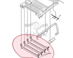 Oki Holder head assy original 44729801