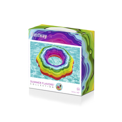 Надувной круг для плавания  Rainbow Ribbon 115 см, Bestway 36163