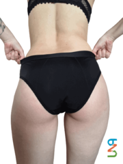 Гигиенические менструальные трусы UNA bikini sport, впитывающие 4х слойные