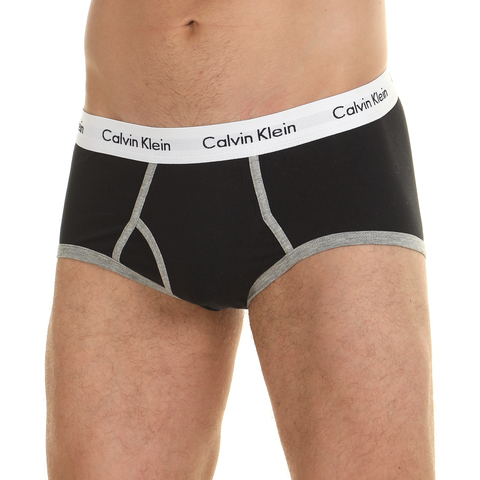 Мужские трусы брифы черные Calvin Klein 365 CK Black