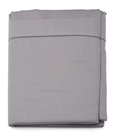 Простыня прямая 240x300 Blanc des Vosges сатин темно-серая