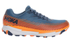 Премиальные кроссовки внедорожники Hoka Torrent 2 M серо-оранжевые мужские (Распродажа)