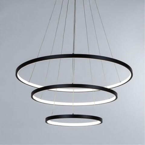 Подвесная светодиодная люстра Arte Lamp FRODO A2197SP-3BK