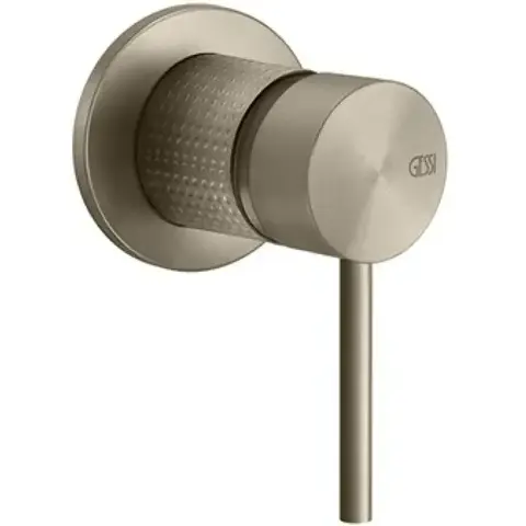54419#726 GESSI 316 Встраиваемый смеситель на 1/2" на 1 источник (внешняя часть), цвет: warm bronze brushed pvd