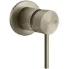 54419#726 GESSI 316 Встраиваемый смеситель на 1/2" на 1 источник (внешняя часть), цвет: warm bronze brushed pvd