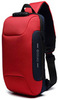 Картинка рюкзак однолямочный Ozuko 9223 Red - 1