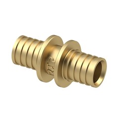 Муфта латунная для PEX-PEX 16-16, под надвижную гильзу, РосТурПласт