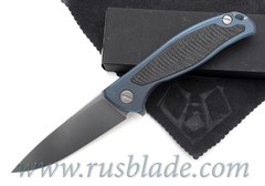 Shirogorov Flipper 95 S30V Blue Anodized 