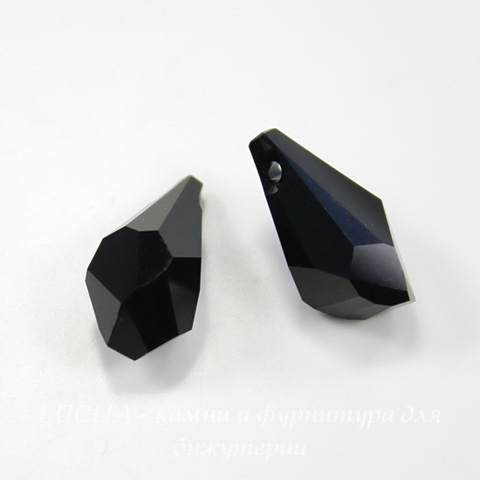 6015 Подвеска Сваровски Polygon Drop Jet (17 мм)