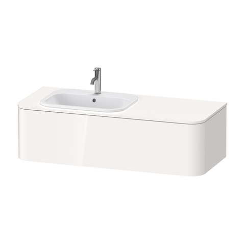 Duravit Happy D.2 Plus Тумба подвесная  354x1300x550мм 1 ящик, SX, цвет: белый глянцевый HP4952L2222