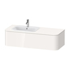 Duravit Happy D.2 Plus Тумба подвесная  354x1300x550мм 1 ящик, SX, цвет: белый глянцевый HP4952L2222