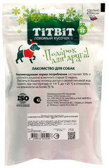 Titbit лакомство для собак Снеки жевательные рождественские Новогодняя коллекция 100г