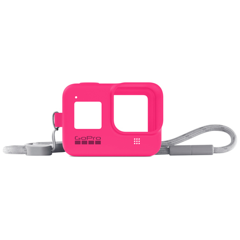 Чехол GoPro GoPro Силиконовый чехол с ремешком розовый GoPro ACSST-011 (Sleeve + Lanyard)