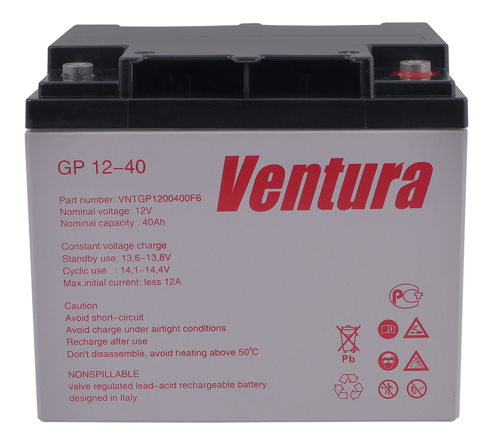 Аккумулятор Ventura GP 12-40 ( 12V 40Ah / 12В 40Ач )