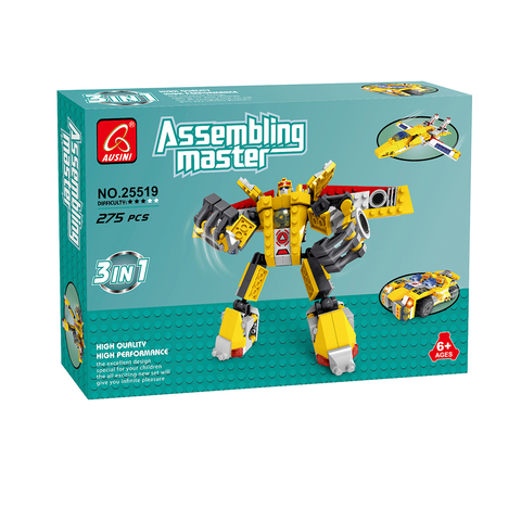 Игровой конструктор Ausini 25519 КАПИТАН (273 детали в наборе)