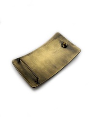 Пряжка Julien Macdonald металлическая, цвет: бронза, 40 мм