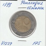 V1227 1993 Финляндия 10 марок