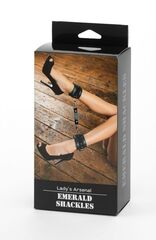 Изумрудные оковы на ноги Ladys Arsenal на карабинах - 