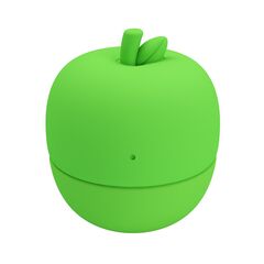 Зеленый клиторальный стимулятор в форме яблочка Apple Secret - 