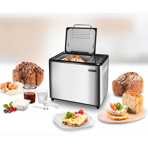 Хлебопечка Unold 68125 Compact серебристая