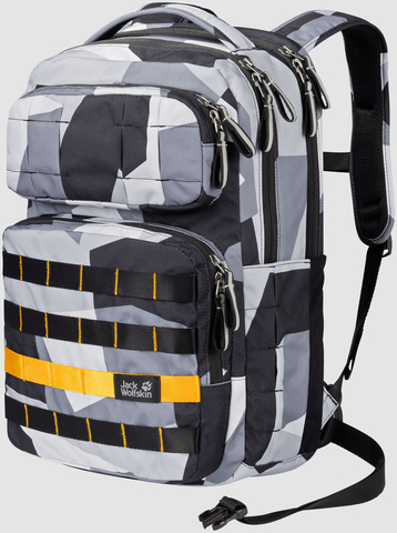 Картинка рюкзак школьный Jack Wolfskin Trt School Pack grey geo block - 1