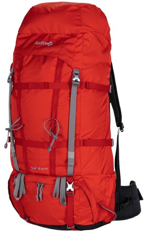 Картинка рюкзак туристический Redfox Summit 90 V3 Light 1200/т.красный - 1