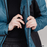 Утеплённый прогулочный костюм Nordski Base Deep Teal/Black женский
