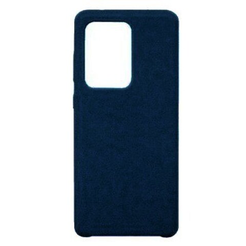 Силиконовый чехол Silicone Cover для Samsung Galaxy S20 Ultra (Темно-синий)