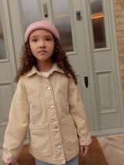 Куртка-рубашка для девочки Next E25-212, Песочный