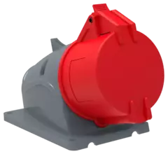 ИЭК Розетка стац. ССИ-125 32А-6ч/200/346-240/415В 3P+PE IP44 280684  PSN12-032-5