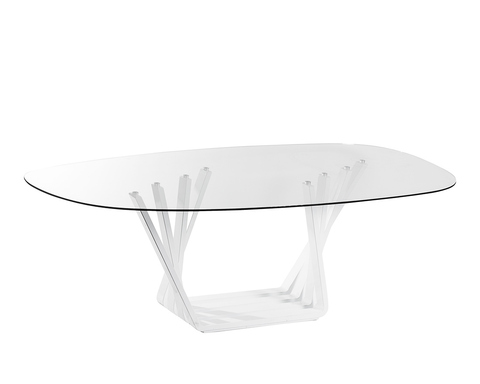 стол обеденный Domino Glass