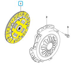 ДИСК СЦЕПЛЕНИЯ MATIZ 1,0, AVEO 1,2 SOHC VALEO