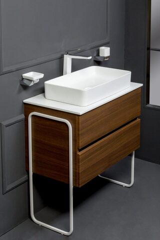 Boheme Vallessi 837-080-D Тумба без раковины 80x46, цвет: dark oak